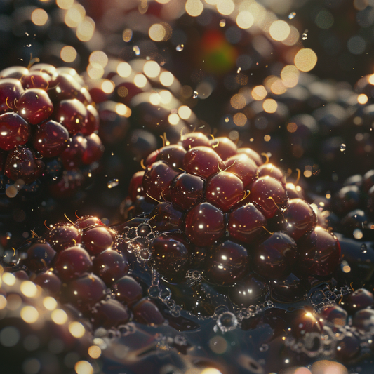 Black Satin Blackberry Bush