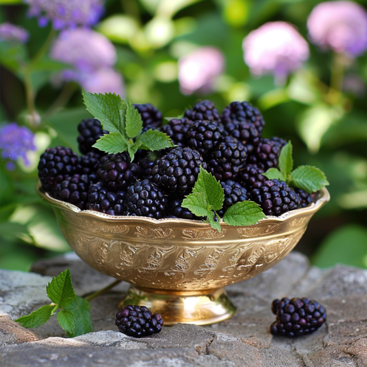 Thornless Evergreen Blackberry Bush